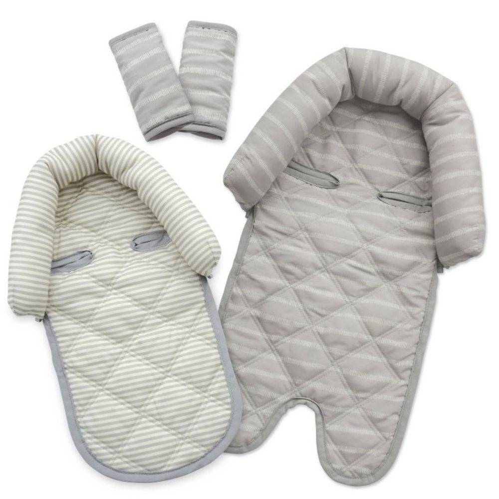 Goldbug Duo Car Seat Head Support and Strap Cover - Car Seat Insert